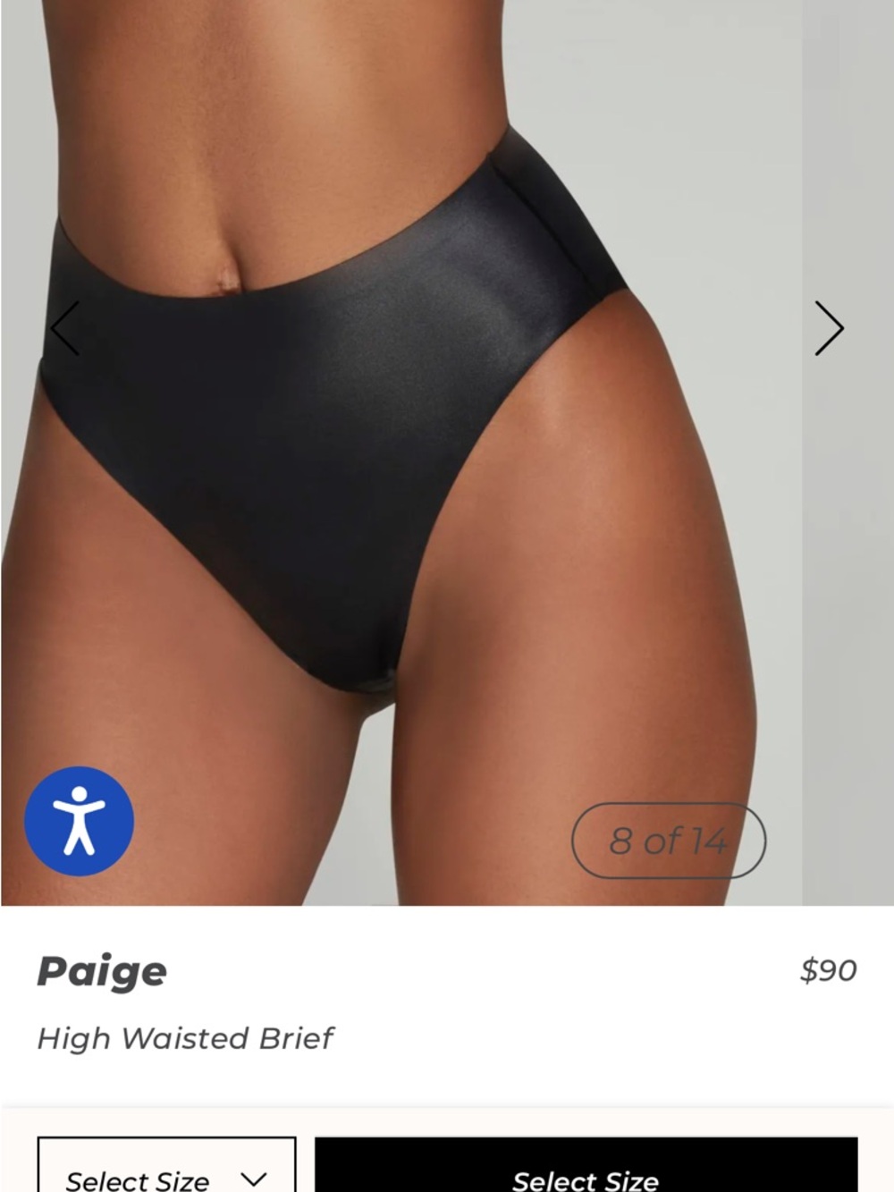 Paige High Waisted Brief - Dusty Pink